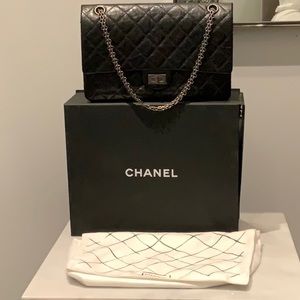 Chanel 2.55 Reissue Black Quilted Leather Handbag